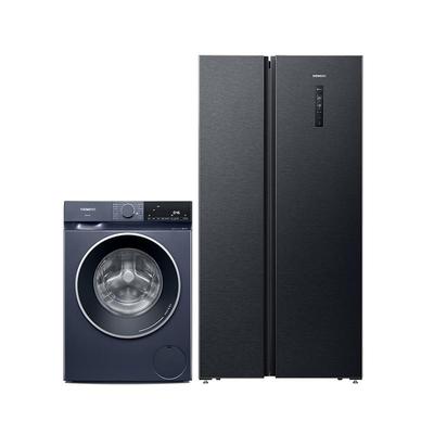 西门子对开门洗烘一体冰洗套装