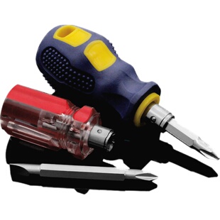 短把螺丝刀超短小萝卜头短柄螺丝刀改刀十字一字两用双头起子改锥