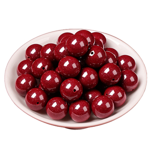 真品朱砂手串朱砂散珠diy饰品配件正品紫金砂帝王砂珠子散珠串珠