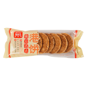 扬子江港饼黄石糕点芝麻饼薄脆饼