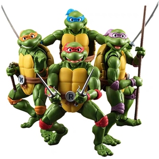 SHF忍者神龟拉经典斐尔米开朗基罗拉昂纳多 多纳泰罗可动手办人偶