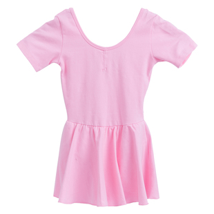 舞之恋舞蹈服儿童女短袖中国舞女童练功服考级连体服女孩芭蕾舞裙