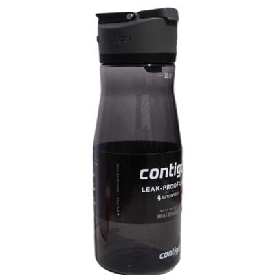 欧美contigo康迪克成人运动吸管水杯防漏直饮龙口户外塑料水壶杯