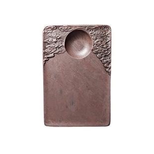 全壹端砚宋坑文房肇庆端砚砚台原石雕刻磨墨书法专用砚便携小砚