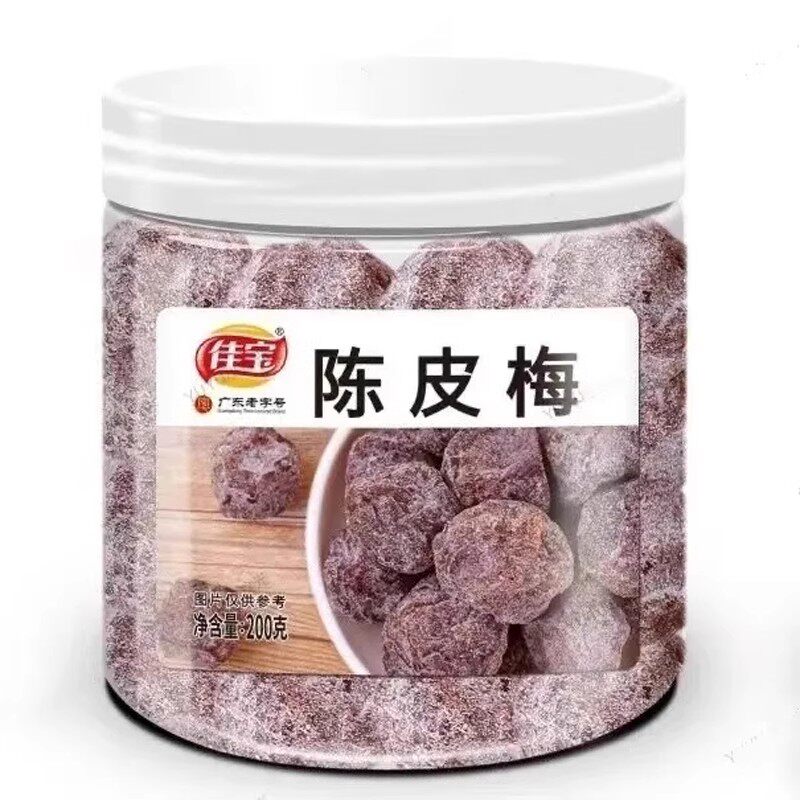 佳宝盐津桃肉韩话梅半边梅水蜜桃梅类制品