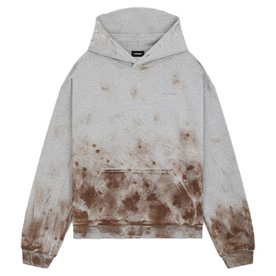 WE11DONE中性男女同款经典泥泞印花LOGO卫衣