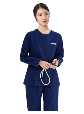 蝶芭朵防走光洗手衣女口腔工作服