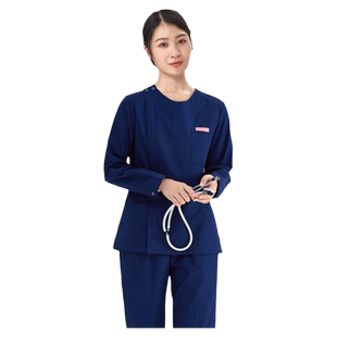 蝶芭朵洗手衣男女长袖口腔医生工作服刷手服手术衣护士服分体套装