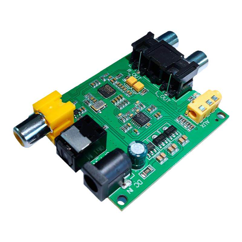 ES9018K2M SPDIF 光纤 同轴 数字音频输入DAC解码板器 模拟模块