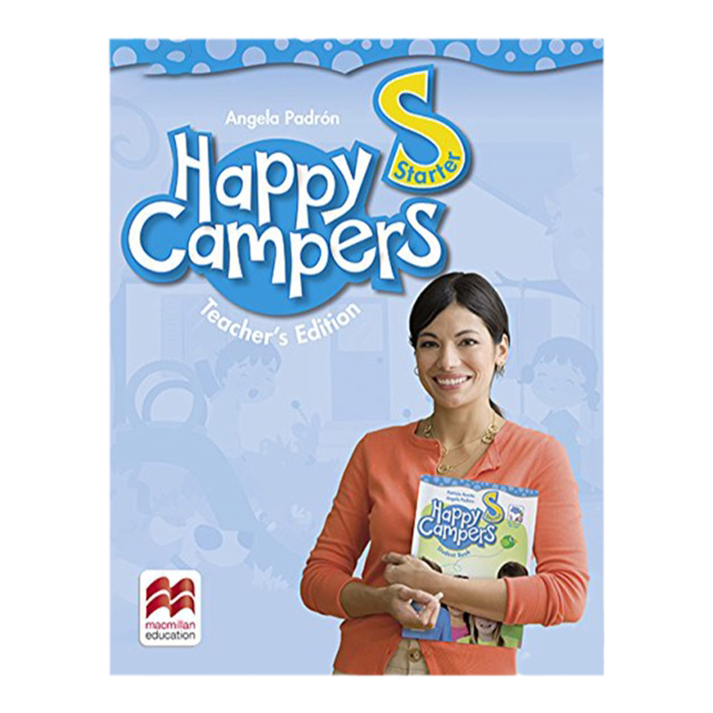 麦克米伦Macmillan少儿小学教辅教案教师指导用书Happy campers starter进口小学英语教材 纯全英文版正版原著进口原版英语书籍