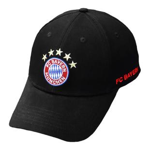 【官方正版】拜仁慕尼黑足球俱乐部｜黑色队徽刺绣棒球帽休闲百搭