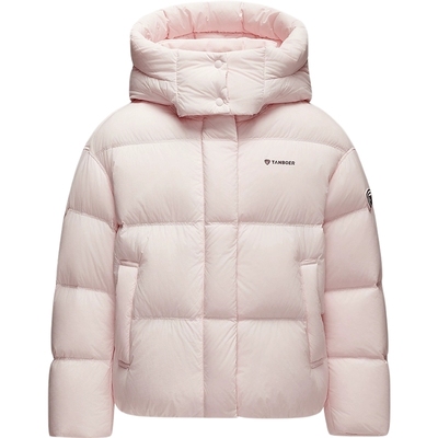 坦博尔短款加厚儿童羽绒服可脱帽