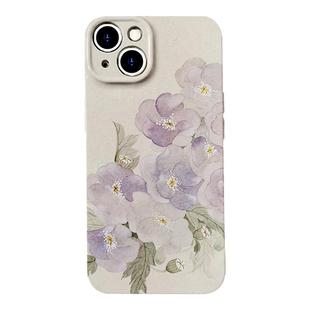 盛放~新中式文艺紫花菲林适用iPhone17/16promax手机壳OPPOreno7华为pura70vivos19软IQOONEO9硬红米k70pro