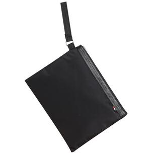 杰利 党员小书包红色学习会议资料袋多隔层文件袋a4定制帆布公文袋办公收纳拉链袋印刷开会培训手拎包侧提