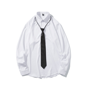 无口袋白衬衫男士300斤胖子肥佬短袖衬衣加肥加大码商务宽松休闲