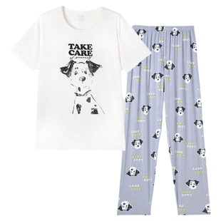 久岁伴睡衣男童青少年男款2026新款夏季初中生短袖长裤家居服15岁