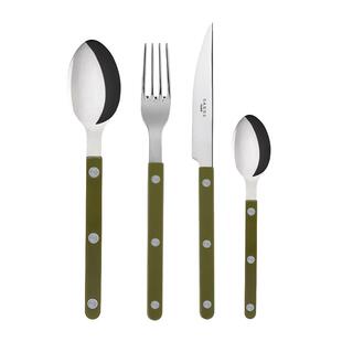 法国Sabre Paris青厥绿镜面西餐具餐具刀叉套装牛排高级家用ins风