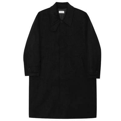 毛呢大衣男生秋冬休闲宽松韩版