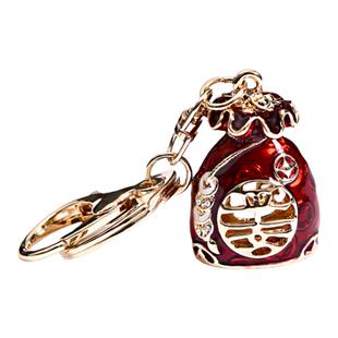 福袋钱袋钥匙扣车钥匙链背包挂饰女精致家用古风书包吊坠挂件情侣