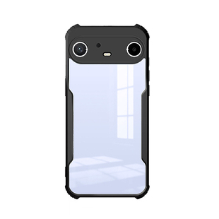 适用于传音Tecno Pova Slim 5G/Pova 8 Spark Slim加厚4G气囊保护套防摔刮软边易拆卸透明PC硬底精孔德卡诺