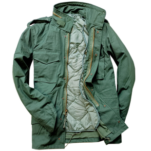 户外美军M65风衣夹克内胆棉服军版外套男冬季加厚保暖防风棉大衣