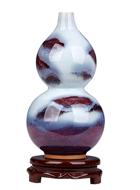 小号钧瓷葫芦办公室摆件福禄招财