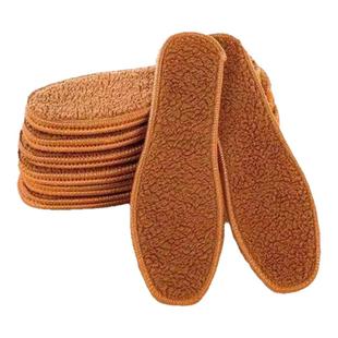 加绒仿羊驼保暖鞋垫男女冬季仿兔毛加厚加绒鞋垫冬季保暖鞋垫透气