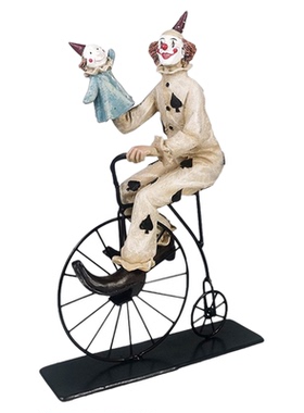 马戏团小丑手办玩偶客厅装饰摆件