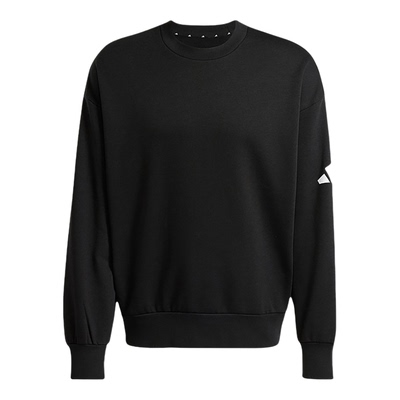 Adidas/阿迪达斯正品2025冬季款男士圆领套头耐穿卫衣JF3542