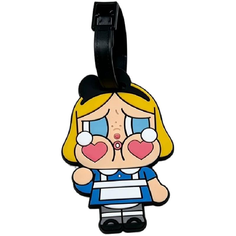 crybaby哭娃卡通行李牌旅行箱登机牌防丢标识吊牌挂件