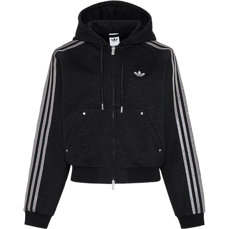 滔搏丨adidas阿迪达斯三叶草女子运动休闲卫衣外套KX4911