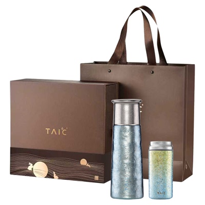 TAIC太可纯钛保温杯茗香礼盒中秋送长辈高档商务送礼节日团购定制