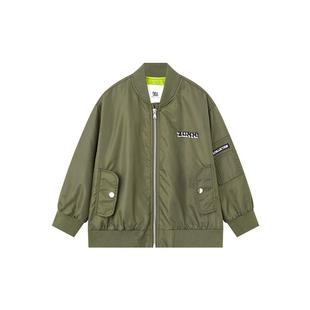 多多家男童外套2025新款儿童飞行员夹克春秋季中大童男孩上衣秋装