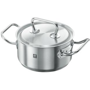 德国双立人原装进口Classic系列不锈钢浅烧锅汤锅炖锅双耳炖锅