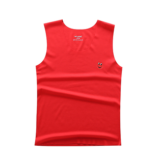 新年装儿童莫代尔背心大红色男童女童本命年内衣宝宝12岁打底马年