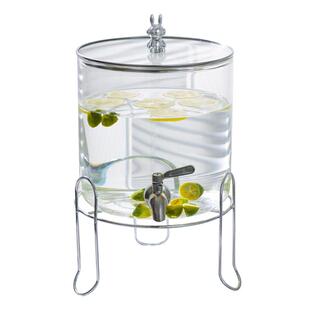 玻璃饮料桶调酒酒桶啤酒桶带龙头大容量耐高温水果茶桶可乐桶容器