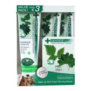 泰国丹师特DENTISTE夜间强效护理牙膏100g*3