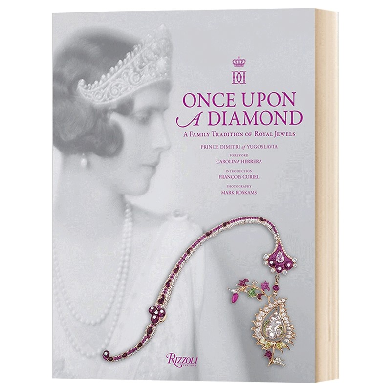 精装 珠宝韵事:皇室珠宝家族传统 Once Upon a Diamond:A Family Tradition of Royal Jewels 英文原版进口 奢侈配饰时尚历史