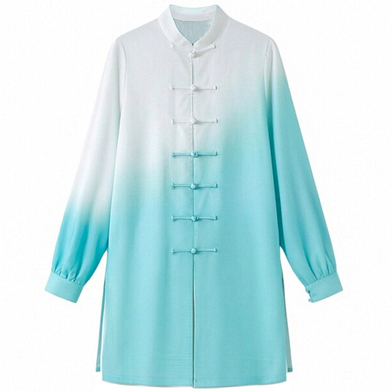 恋太极渐变太极服新款夏八段锦练太极服