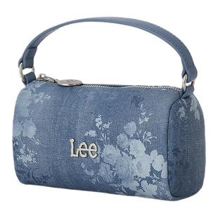 Lee官方国风馒头包女士斜挎包休闲百搭高级感手提包枝叶花纹挎包