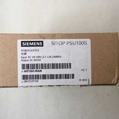 议价西门子6EP1333-2BA20 PSU100S 24 V/5 A 稳定电源6EP13332BA2