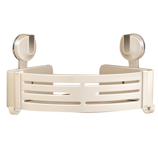 卫生间吸盘三角置物架免打孔浴室厕所铝合金墙上壁挂洗漱台收纳架