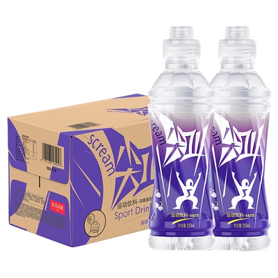 农夫山泉尖叫黄金桃味550ml*15瓶