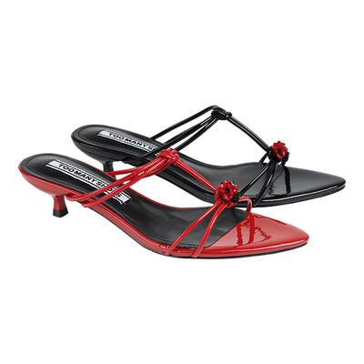 气质优雅高跟凉拖女外穿