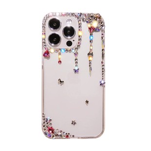Rhinestone Phone Case For iphone 17 17Pro 16 15 14 13 12 Pro Max Air Plus Glitter Diamond Back Cover