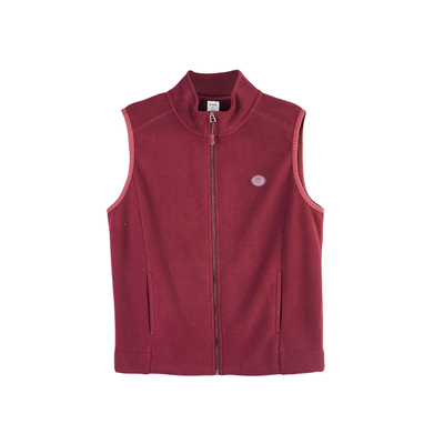 贴心女士摇粒绒立领马甲