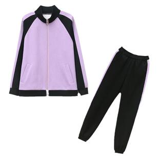 运动套装女2026春秋新款中年妈妈时尚洋气运动服休闲中老年两件套