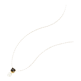 Riotlily艾特里里黑锆珍珠项链日常简约925银礼物新年女款