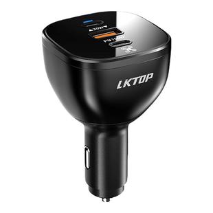 LKTOP无人机车载充电器130w适用大疆Neo 2/Air3S/Mini5pro/御4Pro/御3系列/Flip车充配件无人机车载快充头