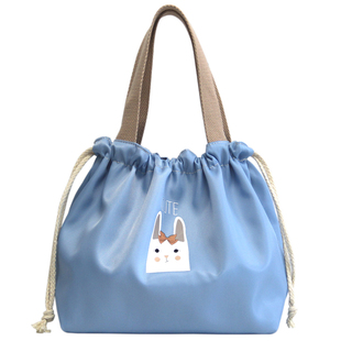 防水便当包饭盒袋学生饭袋子手提袋时尚午餐包便当袋可爱带饭包包